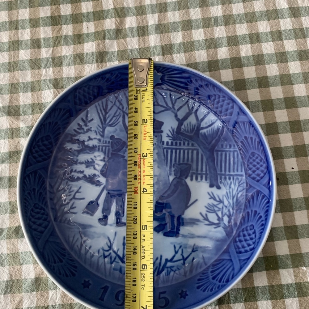 Royal Copenhagen White Porcelain Plate